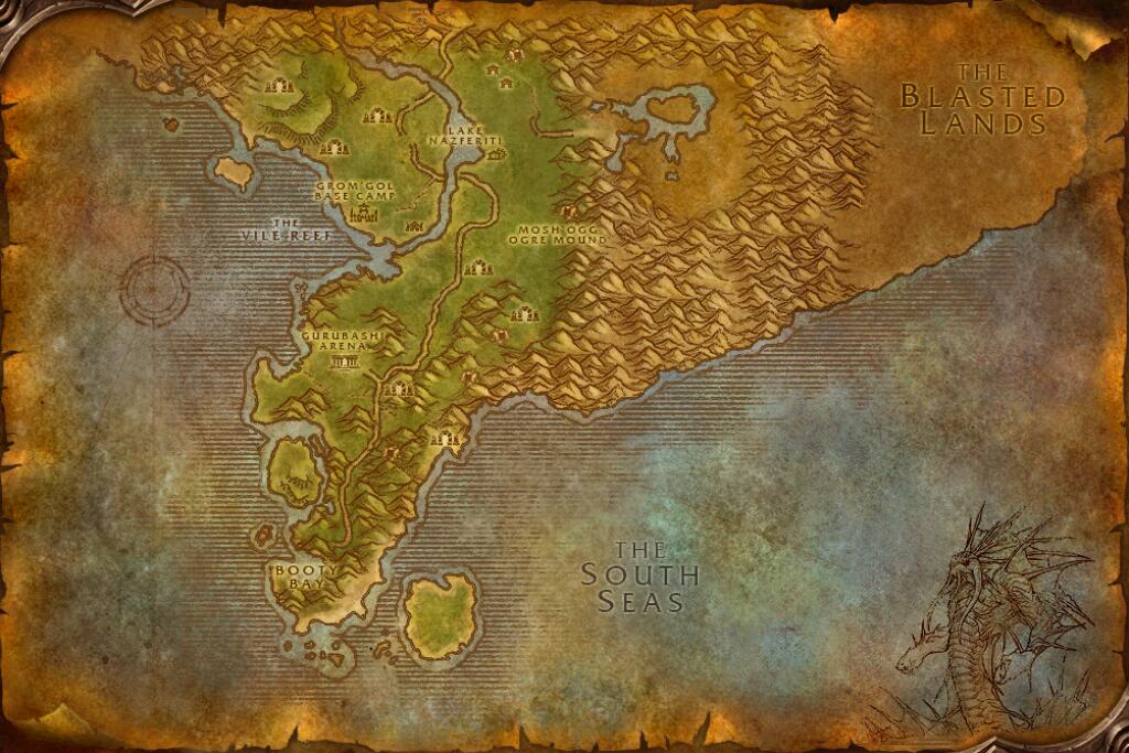 Map of Stranglethorn Vale